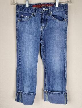 Vintage Mudd Size 7 Girls Kids Blue Denim Jeans